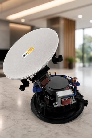 Hepa Merz HVX-160 PRO Üst Seviye Alçıpan Tavan Hoparlörü 16 cm 160 Watt 100V Trafolu (Adet)