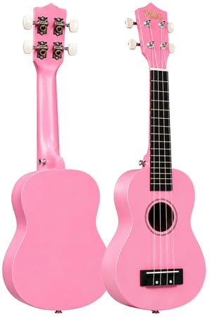 Midex UKX-233PK Pembe Concert Ukulele (Askı Çanta Metod Pena)