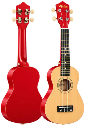 Midex UKX-233NT Naturel Concert Ukulele (Askı Çanta Pena)