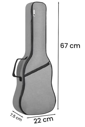 Midex CS-24 Concert Ukulele Çantası Gigbag Soft Case Kılıf (10 Pena ve Takım Tel Hediye)