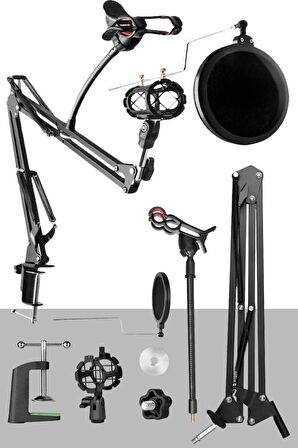 Lastvoice Home Paket BM800 Mikrofon + Set-01 Stand + Phantom Power