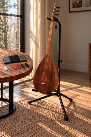 Lastvoice Gtr-01 Enstrüman Bağlama Standı Sehpası (Mızrap Hediye)