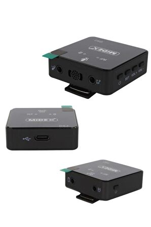 Midex DS2 Kablosuz Wireless İkili Kamera Mikrofon