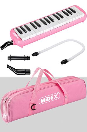 Midex ML-32PK Pembe Melodika Seti 32 Tuşlu