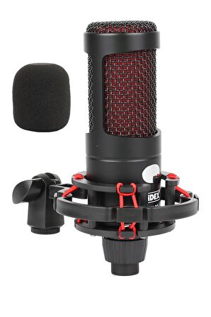 Midex CXN-30 Paket-4 Stüdyo Ses Kartlı Condenser Mikrofon Stand Seti