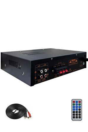 Hepa Merz LV-200 100V Trafolu ve 4-16 Ohm Mixer Amfi 200W Anfi Bluetooth Usb