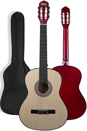 Midex CG-270NT Doğal Renk Klasik Gitar 4/4 Yetişkin Boy Sap Ayarlı Full Set