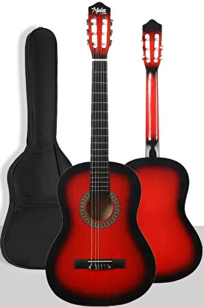 Midex CG-270RD Kırmızı Renk Klasik Gitar 4/4 Yetişkin Boy Sap Ayarlı Full Set