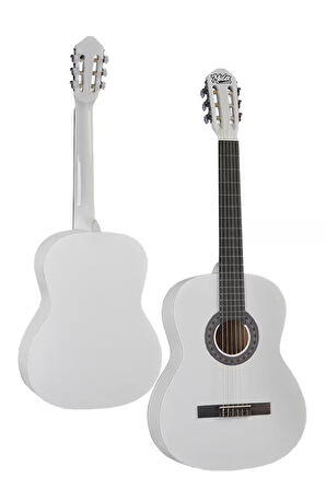 Midex CG-270WH Beyaz Renk Klasik Gitar 4/4 Yetişkin Boy Sap Ayarlı Full Set