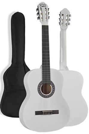 Midex CG-270WH Beyaz Renk Klasik Gitar 4/4 Yetişkin Boy Sap Ayarlı Full Set