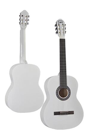 Midex CG-270WH Beyaz Renk Klasik Gitar 4/4 Yetişkin Boy Sap Ayarlı Full Set