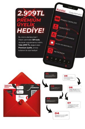 Midex PLX-80BK Taşınabilir Katlanır Dijital Piyano Tuş Hassasiyetli 88 Tuş BT (Sustain Çanta Metod)