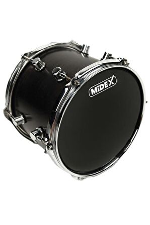 Midex DR-10BK Siyah Renk 10 İnç Bateri Davul Derisi Drumhead 10'' inch (25.4 cm)