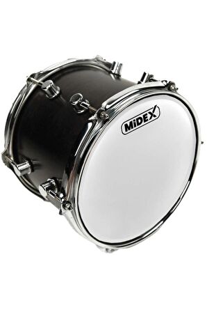 Midex DR-10WH Beyaz Renk 10 İnç Bateri Davul Derisi Drumhead 10'' inch (25.4 cm)