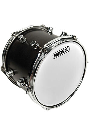 Midex DR-16WH Beyaz Renk 16 İnç Tom Bateri Davul Derisi Drumhead 16'' inch (40.64 cm)