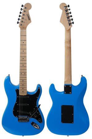 Midex RPH-30BL Maple Klavye Strat Kasa SSS Elektro Gitar Seti