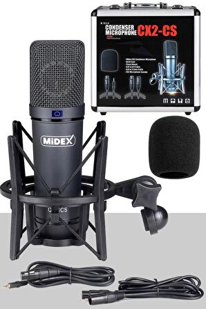 Midex Exclusive Paket-5 Stüdyo Ekipmanları Seti (Monitör Mikrofon Ses Kartı Kulaklık)