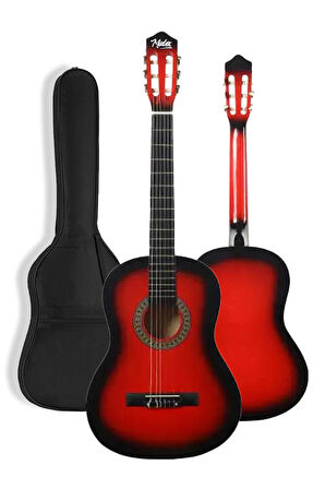 Midex CG-34RD Kaliteli 34 İnç 1/2 Juniur Çocuk Gitarı 4-8 Yaş Arası (Çanta Capo Nota Sticker Askı Pena Metod)