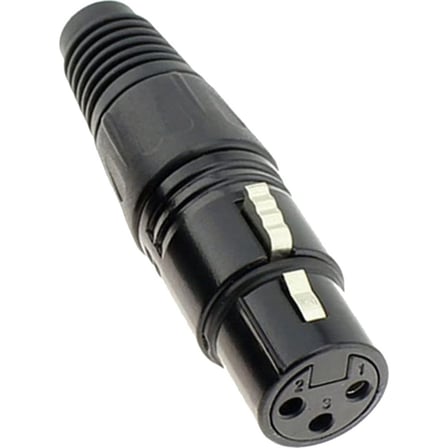 Sline YLA003 Canon Dişi 3 Pinli XLR Siyah Konnektör
