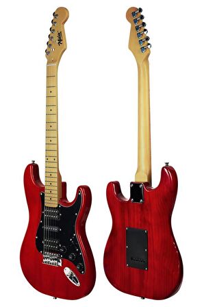 Midex RPH-40RDST Profesyonel Elektro Gitar Seti HSH Manyetik Maple Klavye Üst Kalite