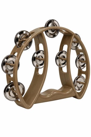 Midex TF-26GLD Örf Aletleri 9 Çift Zilli Gold Renk Kaliteli Zilli Tef (1 Adet)