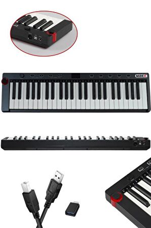 Midex MD-499 Midi Klavye Keyboard 49 Tuşlu Hassasiyet Özellikli