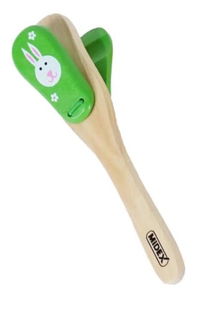 Midex Orf-MRC-04GR Örf Aletleri Kaliteli Kastanyet Marakas Yeşil