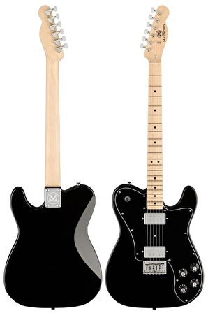 Maxword TLX-60BK-ST Telecaster Maple Klavye HH Profesyonel Elektro Gitar