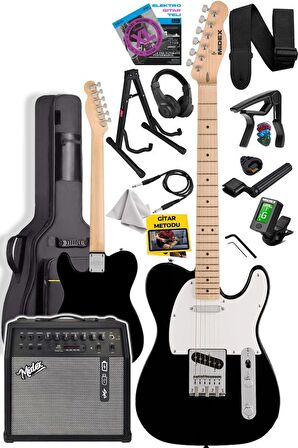 Midex TLX-50WB-50AMP Tele Kasa Maple Klavye 2 Single-Coil 50W Amfili Elektro Gitar