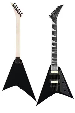 Maxword DG-28BK-50AMP V Kasa Gül Klavye 2x Zebra Humbucker Manyetik 50W Amfili Elektro Gitar