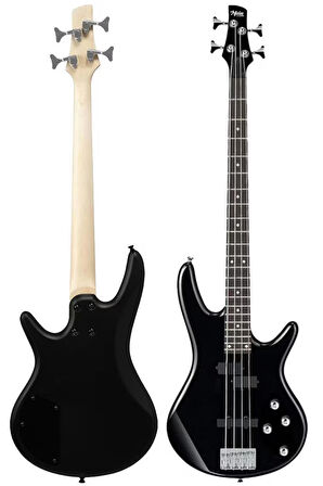 Midex MBG-400BK-25AMP 4 Telli Bas Gitar ve 25W Amfi Gigbag Kulaklık Set