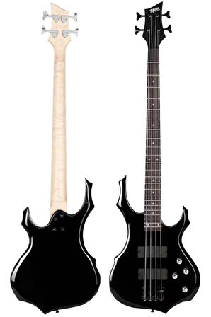 Midex MBG-410BK-25AMP 4 Telli Bas Gitar ve 25W Amfi Gigbag Kulaklık Set