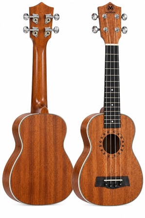 Maxword MU-21 PRO Yüksek Kaliteli Maun Soprano Ukulele Seti