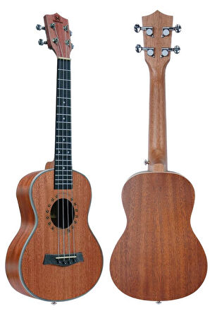 Maxword MU-24 PRO Yüksek Kaliteli Maun Concert Ukulele Seti