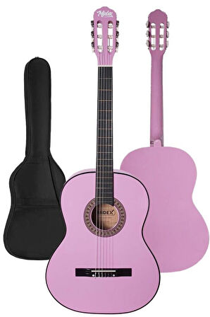 Midex CG-34PU Kaliteli 34 İnç 1/2 Junior Çocuk Gitarı 4-8 Yaş Arası (Çanta Capo Nota Sticker Askı Pena Metod)