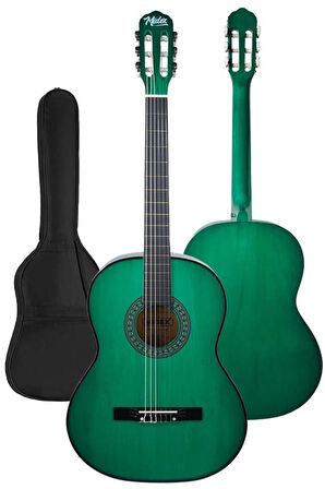 Midex CG-36GR Kaliteli 36 İnç 3/4 Junior Çocuk Gitarı 8-12 Yaş Arası (Çanta Askı Capo Nota Sticker Pena Metod