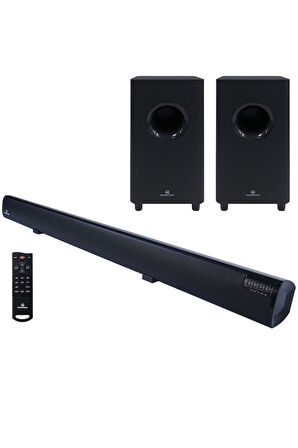 Maxword SLC-270BT Optik Çıkış 4.2.2 Kanal Soundbar TV Ses Sistemi + Çift Subwoofer 270W+230W