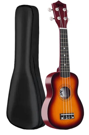 Midex UKX-901SB Sunburs Soprano Ukulele (Askı Çanta Metod Pena)