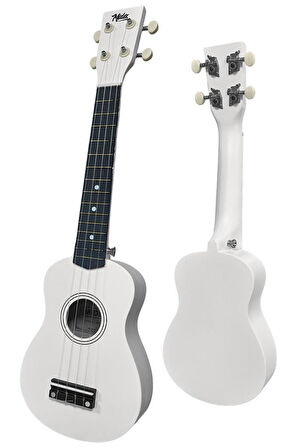 Midex UKX-233WH Beyaz Concert Ukulele (Askı Çanta Metod Pena)