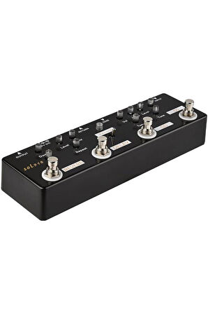 Midex QuadraFX SL-918 Analog Gitar Efekt Pedalı (Reverb, Delay, FX Loop, Overdrive ve Distortion)