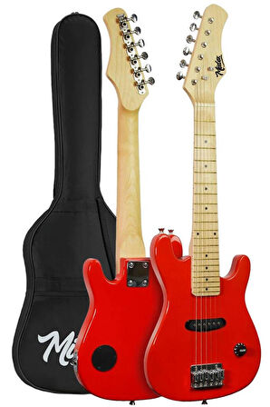 Midex CEG-30RD 4-6 Yaş Çocuklar İçin Amfili Full 1/4 30 İnç Elektro Gitar Seti RED