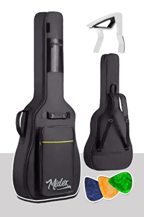 Midex CS-99 Case Klasik Gitar Çantası Gigbag Kalın (Capo Hediye)