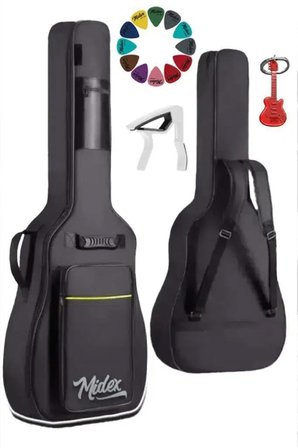 Midex CS-99 Case Klasik Gitar Çantası Gigbag Kalın (Capo Hediye)