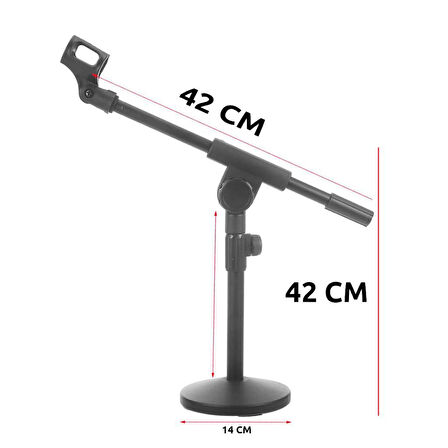 Lastvoice MS25 Masa Tipi Mikrofon Standı Sehpası(43x43 cm)