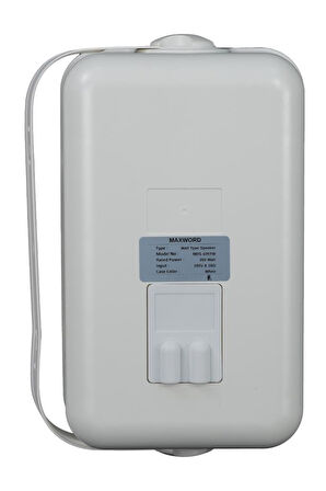 Maxword MDS-106TW Yüksek Kaliteli 250W 6.5 İnç 16 ohm/100V İki Yollu Duvar Tipi Sütun Hoparlör
