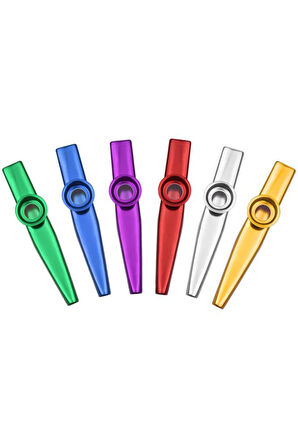 Midex KZ-25X Renkli Full Set Plastik Kazoo (6 Adet)