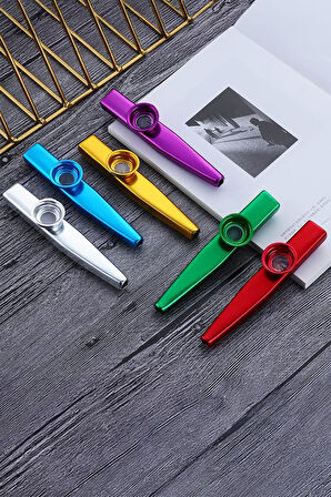 Midex KZ-25X Renkli Full Set Plastik Kazoo (6 Adet)