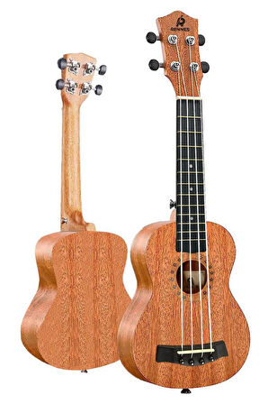 Rennes RD-21 Soprano Ukulele (Çanta Capo Askı Metod Pena)