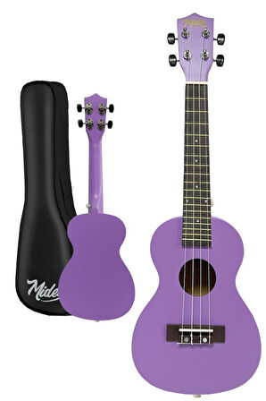 Midex UKX-233PRP Mor Concert Ukulele (Askı Çanta Metod Pena)