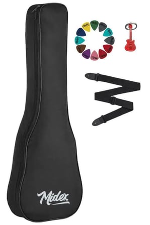 Midex CS-24A Concert Ukulele Kılıfı (Askı Capo Pena)